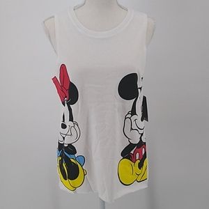 NEW Disney Women's Mickey and Minnie Tank Top